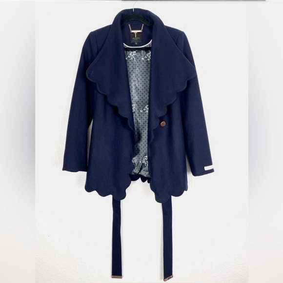 💙🟦 TED BAKER wool and Cashmere coat - Picture 8 of 13